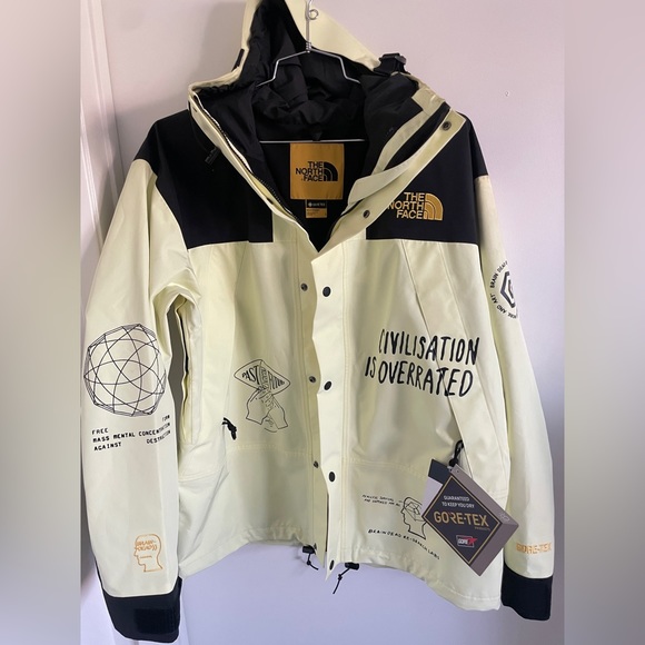 NEW The North Face x BRAIN DEAD CIVILISATION is OVERRATED parka mountain jacket - Picture 2 of 12